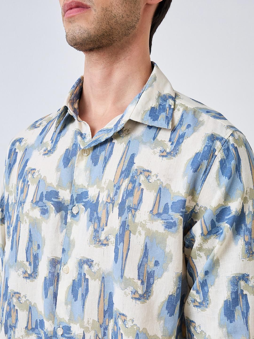 SPYKAR Men Slim Fit Floral Opaque Printed Casual Shirt