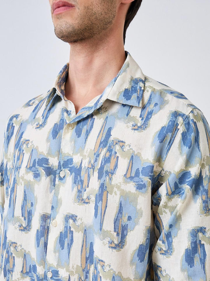 SPYKAR Men Slim Fit Floral Opaque Printed Casual Shirt