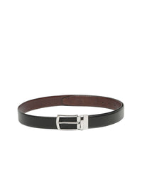Teakwood Leathers Men Textured Leather Reversible Formal Belt