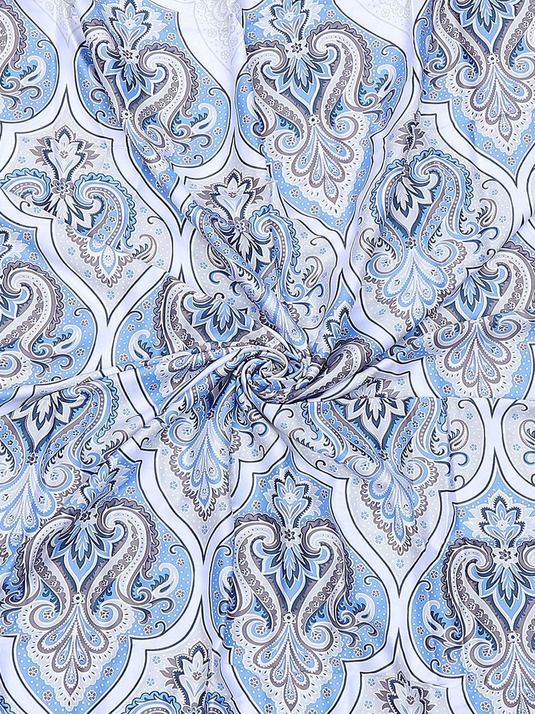 Monte Carlo Blue & White Floral Mild Winter 210 GSM Double Bed Duvet