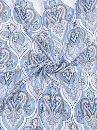 Monte Carlo Blue & White Floral Mild Winter 210 GSM Double Bed Duvet