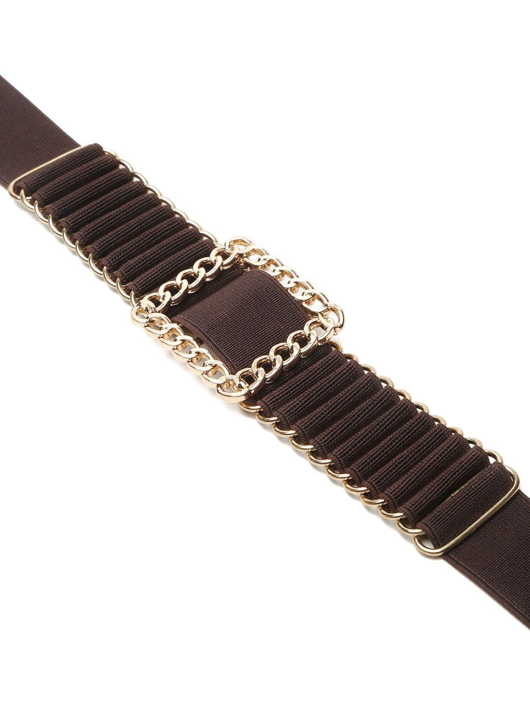 Teakwood Leathers Women Stretchable Interlock Belt