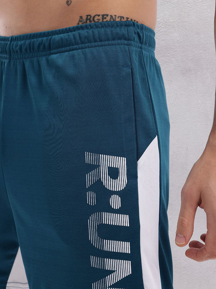 HRX by Hrithik Roshan Men Typography Print Rapid-Dry Running Shorts