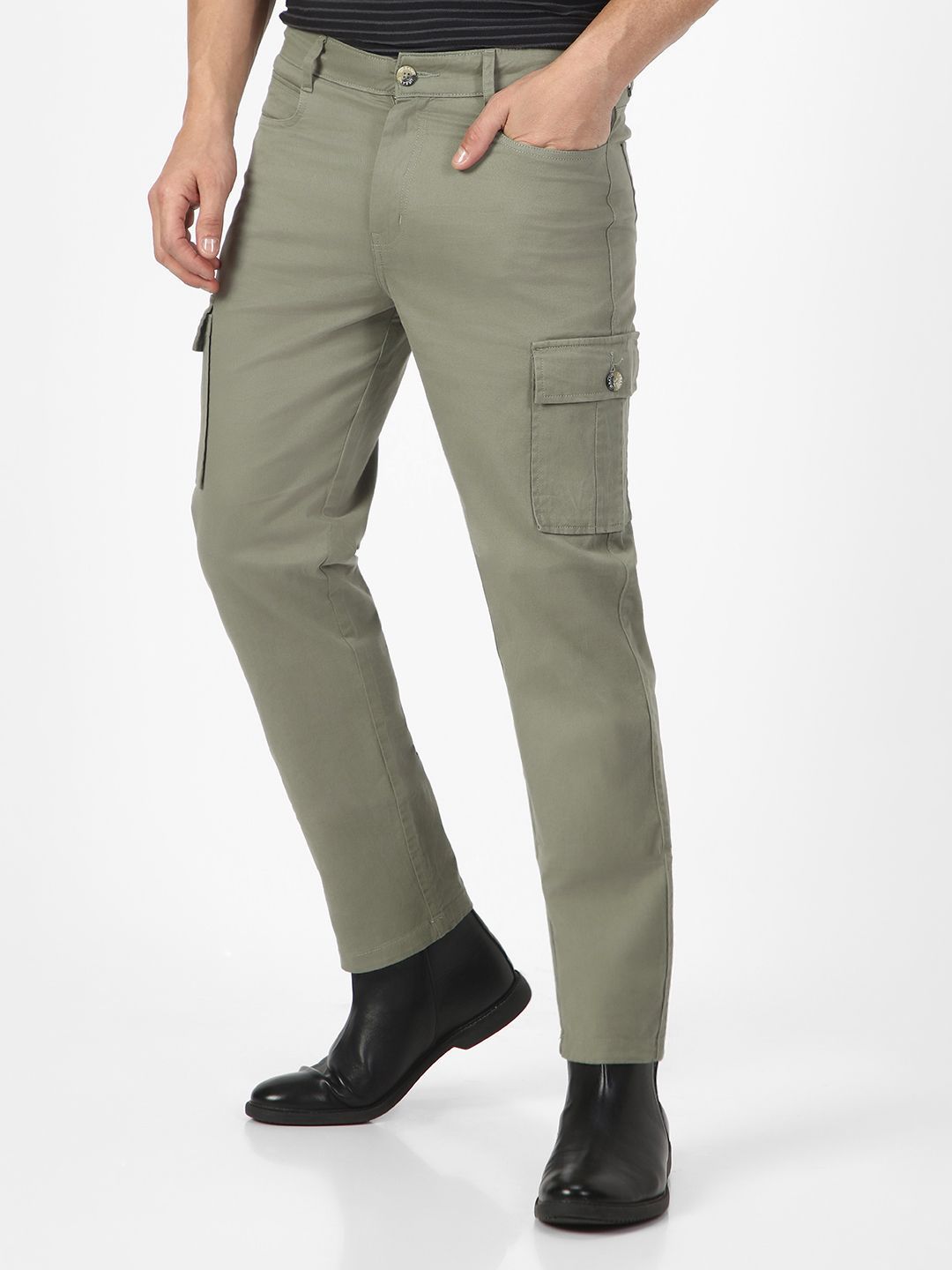 Urbano Fashion Men Regular Fit Stretchable Cargo Trouser