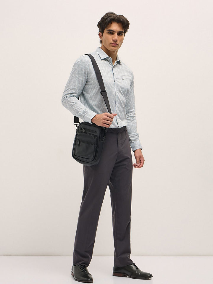 THE BEAR HOUSE Men Tailored Fit Opaque Printed Formal Shirt