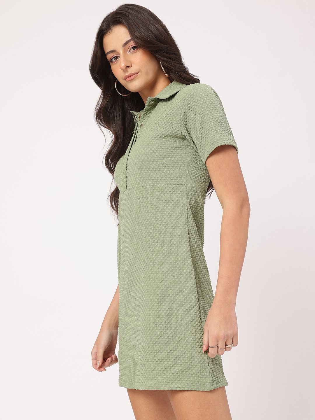 DressBerry Softly Structured Self-Designed Mini T-shirt Dress
