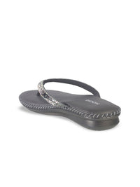Mochi Women Printed Open Toe Flats