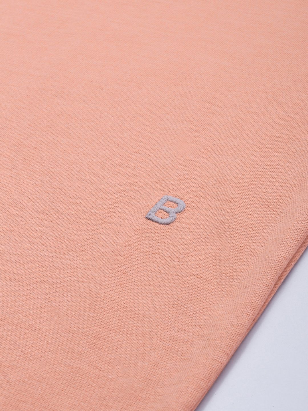 Mr Bowerbird Men Dusty Pink Tailored Fit T-shirt