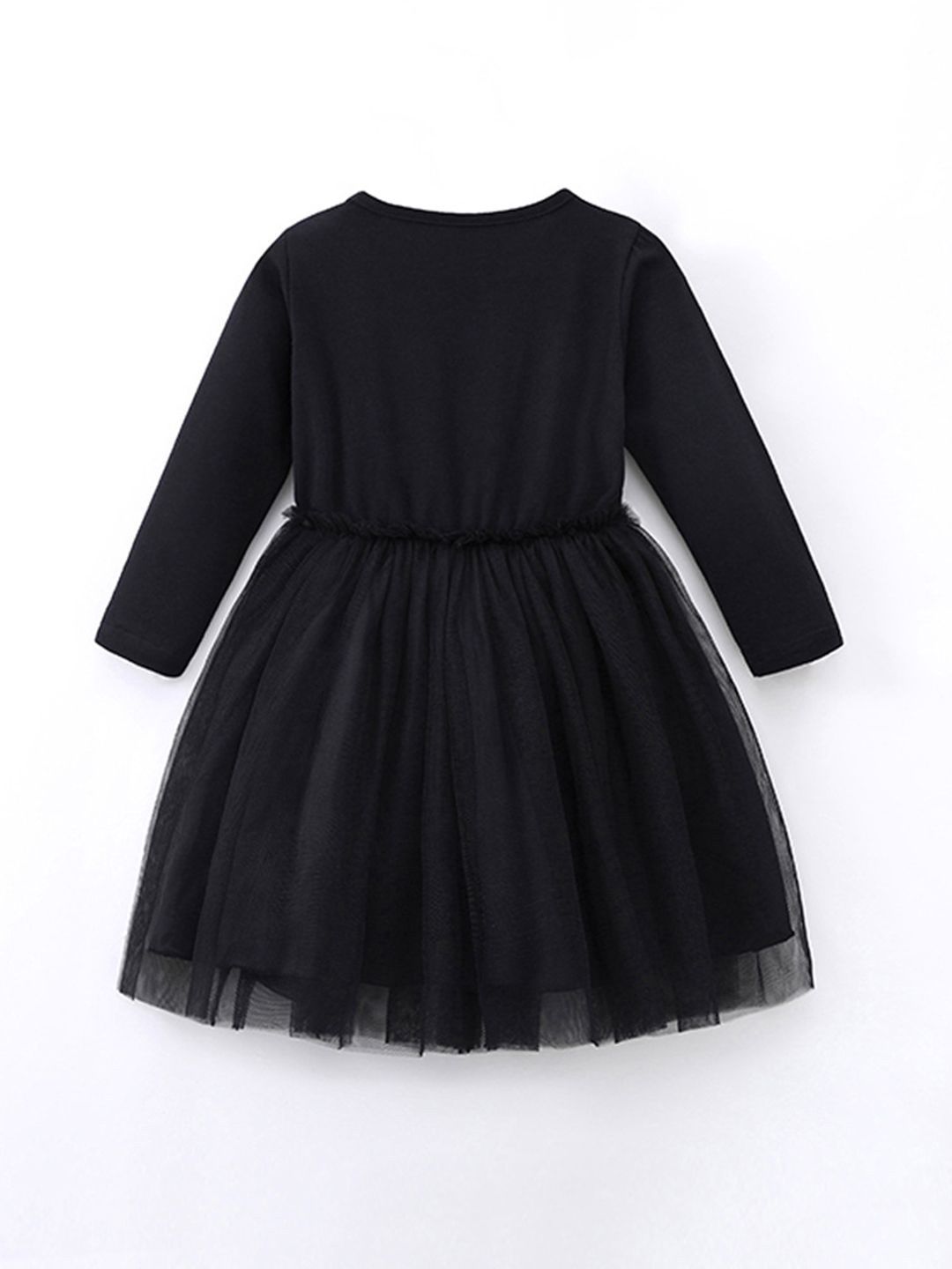 YK Girls Embellished Fit and Flare Dress