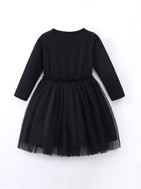 YK Girls Embellished Fit and Flare Dress
