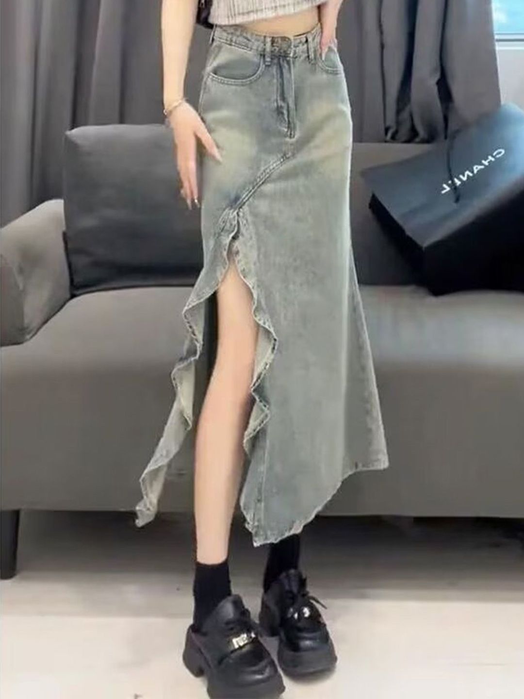 DressBerry A-Line Midi Skirt