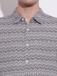 Being Human Men Classic Opaque Printed Casual Shirt
