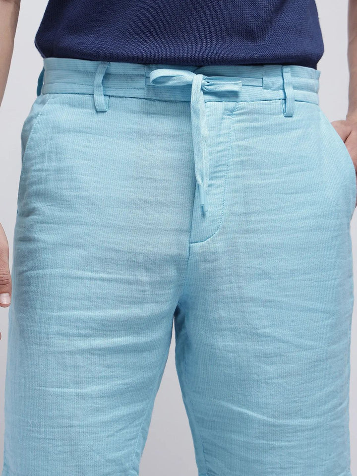 RARE RABBIT PINTO-25 Men Cotton Mid-Rise Regular Fit Shorts