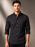 ADRO Men Standard Micro Checks Checked Semiformal Shirt