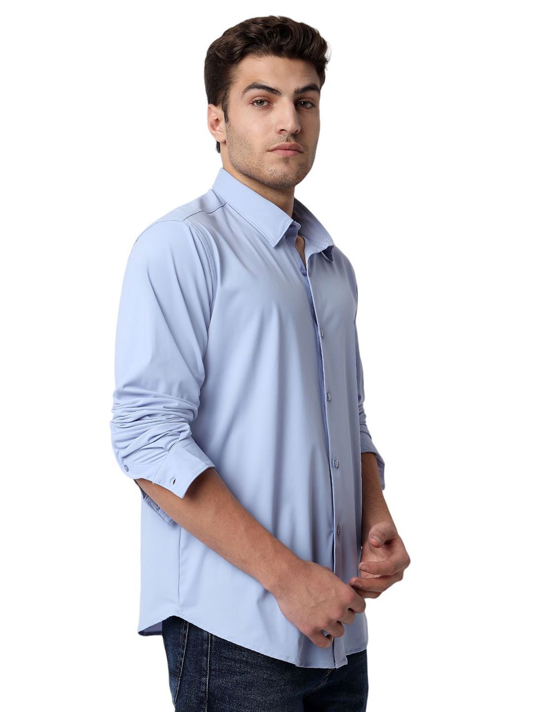 SPYKAR Men Slim Fit Opaque Casual Shirt