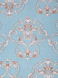 Myntra Elegant Homes Blue Ethnic Motifs 300 TC Fitted Double King Bedsheet Set-2.5mX2.25m