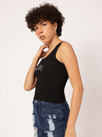 DressBerry Aloha Vibe Fitted Crop