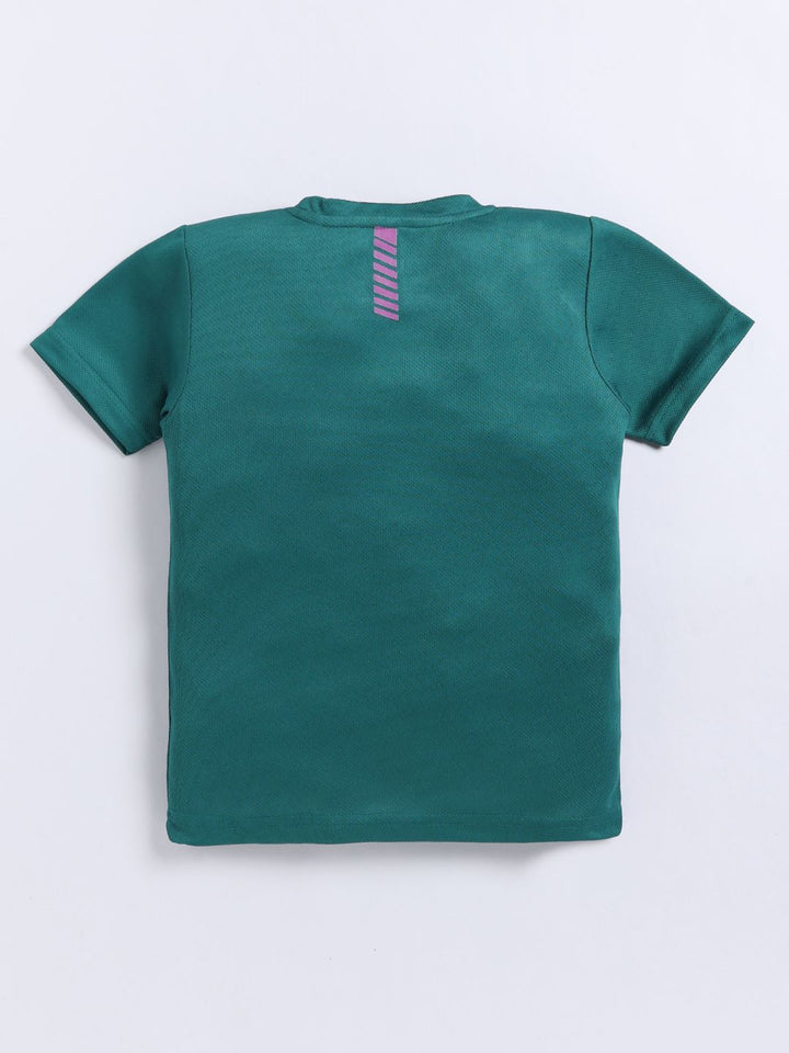 HRX by Hrithik Roshan Boys Typography Printed Dry Fit T-shirt