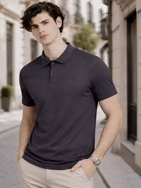 ADRO Men Polo Collar T-shirt