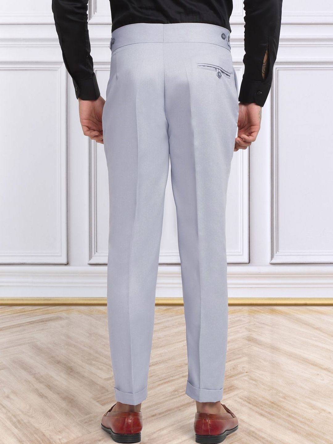 Moda Rapido Men Slim Fit Easy Wash Trousers