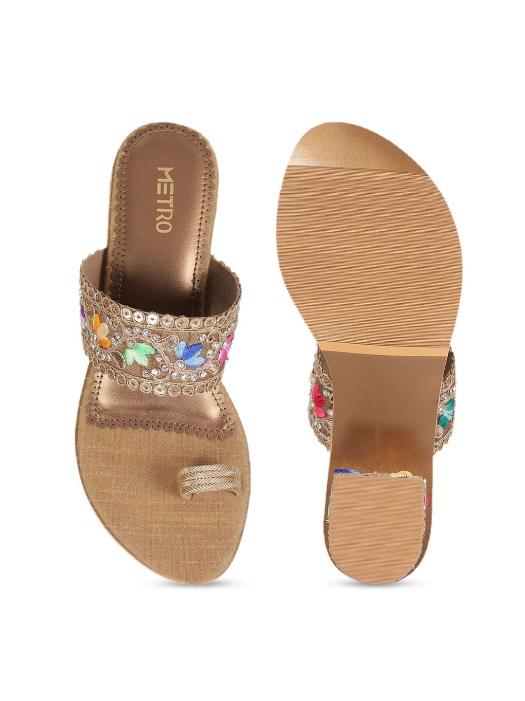 Metro Embellished Wedge Sandals