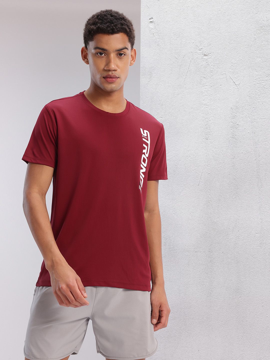 HRX by Hrithik Roshan Printed Rapid-Dry Training T-shirt