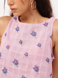 DressBerry Sunny Blossoms Floral Print Crop Top