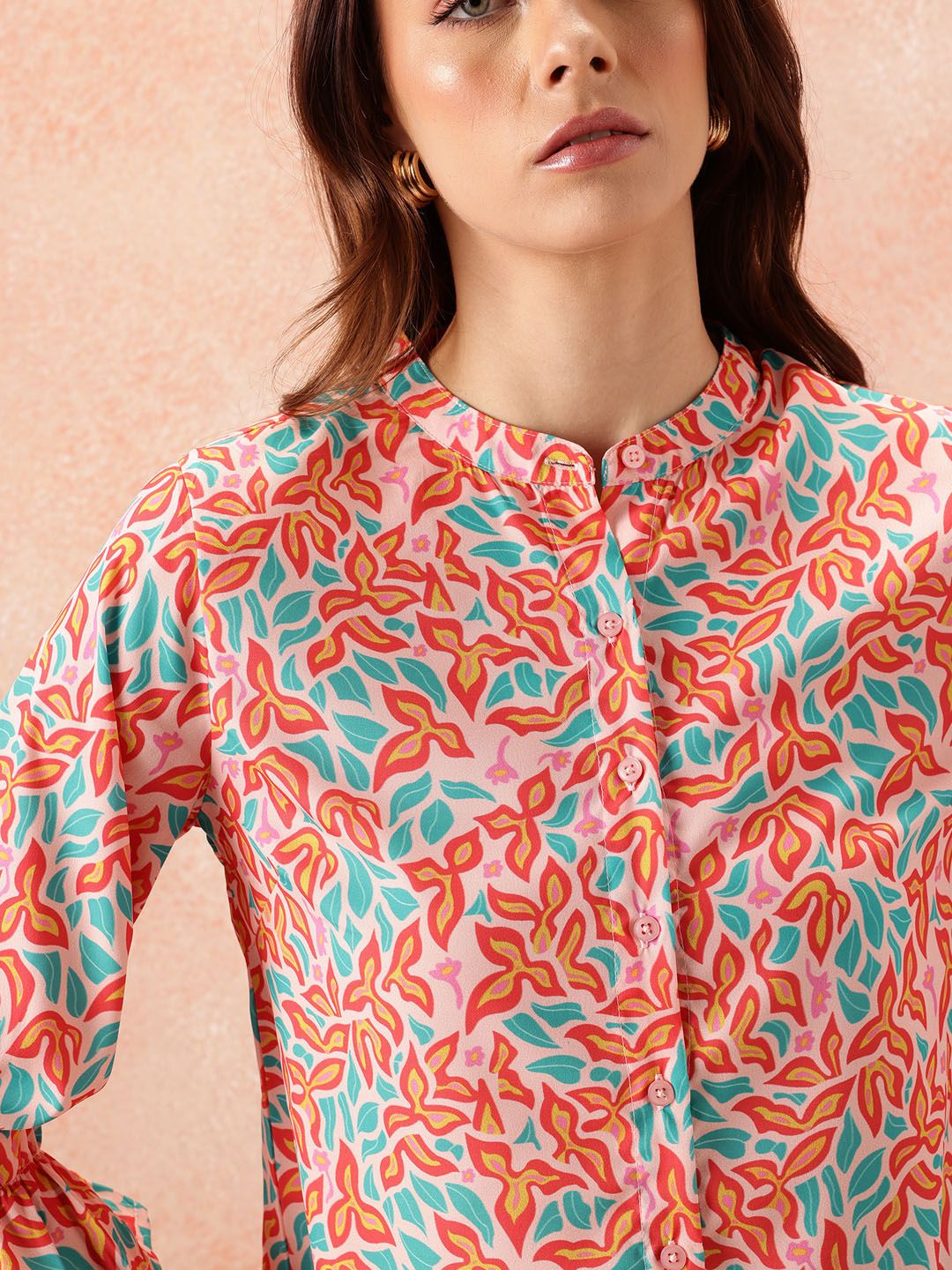 all about you Floral Opaque Printed Casual Shirt