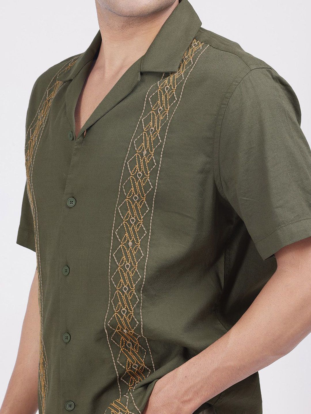 RARE RABBIT Men Comfort Opaque Casual Shirt