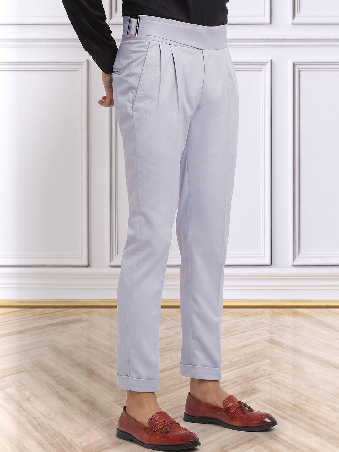 Moda Rapido Men Slim Fit Easy Wash Trousers