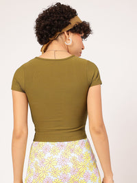 DressBerry Elevated Basic Sweetheart Neck Top