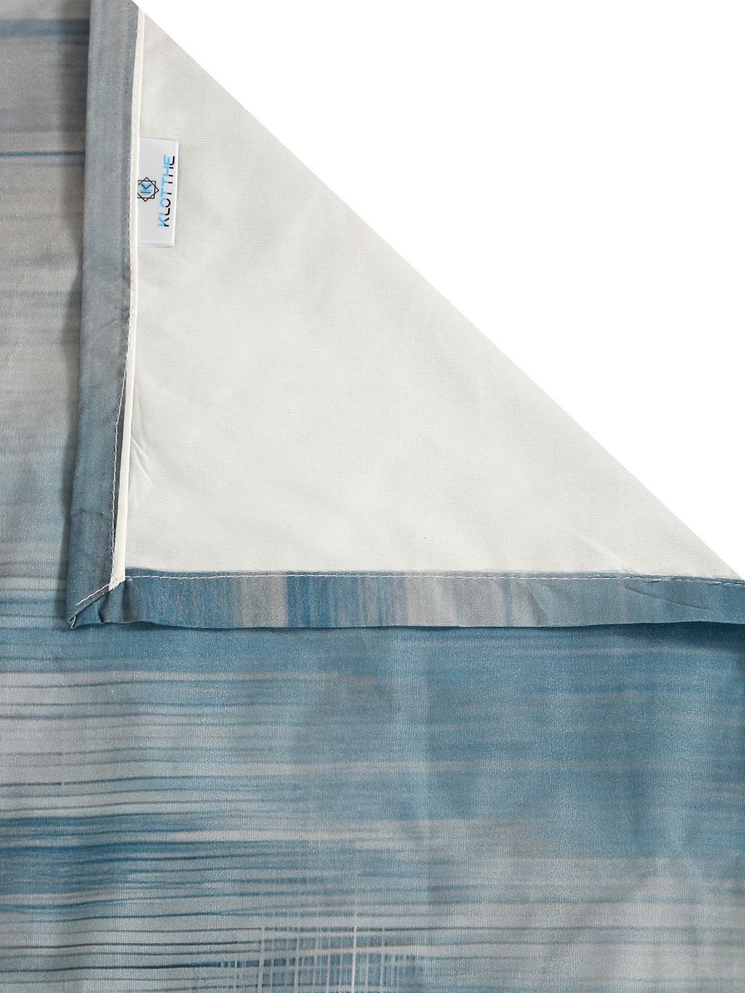KLOTTHE Blue & White Floral 400 TC Single 7D Bedsheet with 1 Pillow Covers
