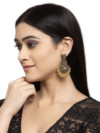 Anouk Gold Plated Contemporary Drop Earrings