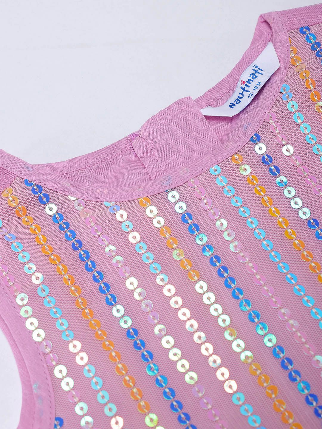 Nauti Nati Girls Embellished Sleeveless Fit and Flare
