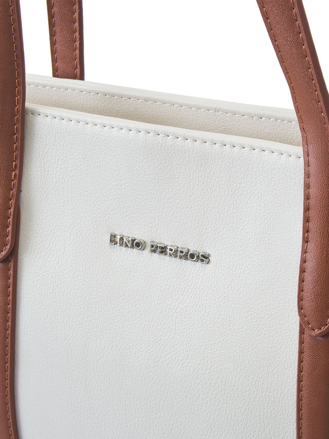 Lino Perros Structured Tote Bag with Quilted