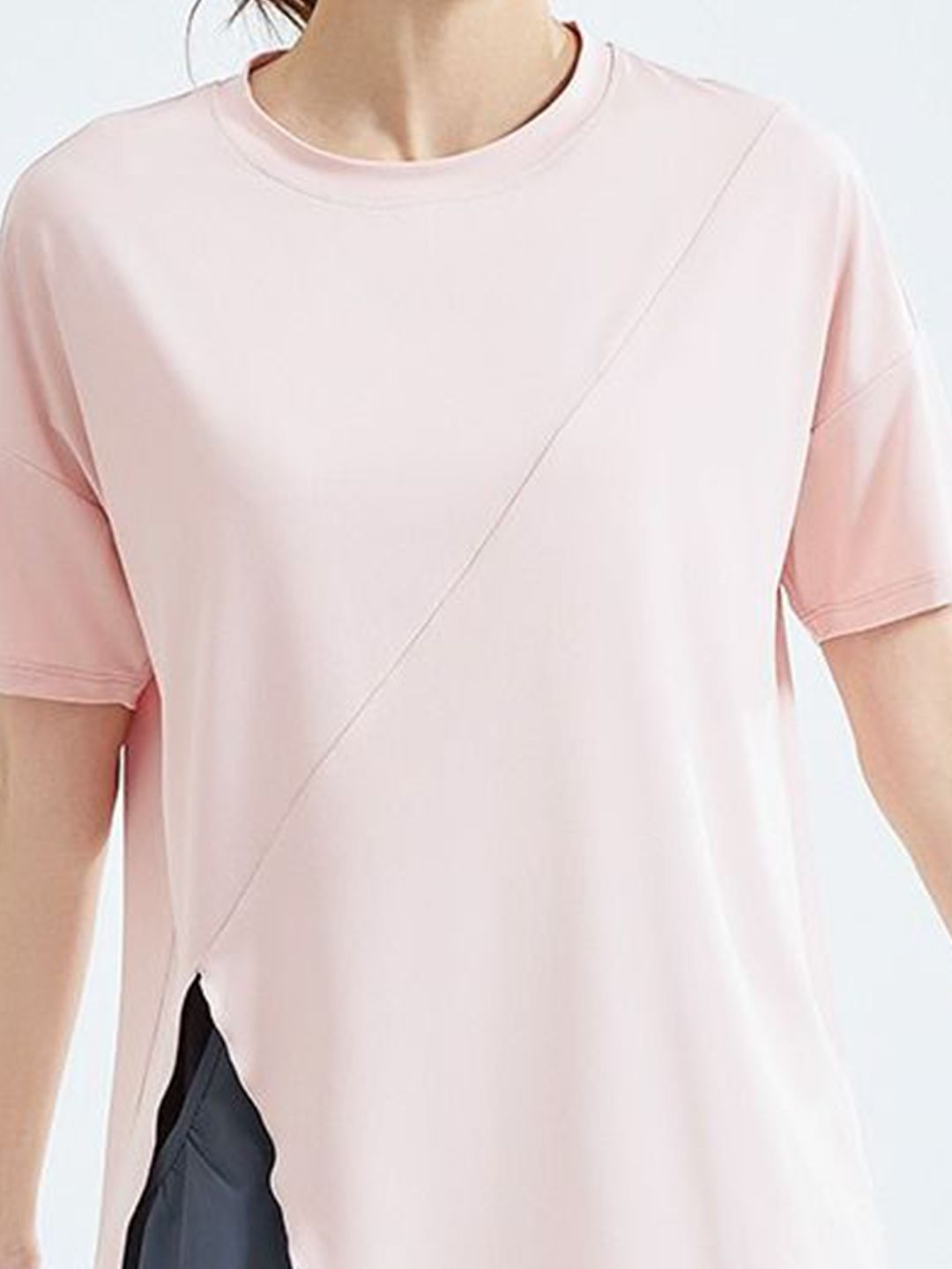 HRX by Hrithik Roshan  Women  Solid Round Neck Short Sleeve Top