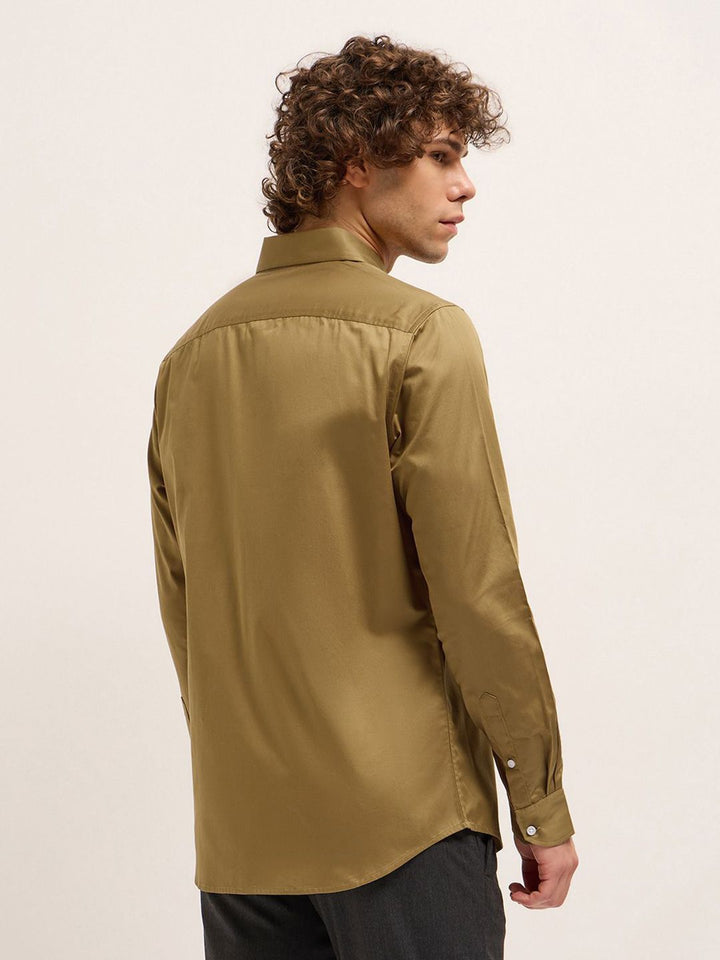 THE BEAR HOUSE Men Tailored Fit Opaque Formal Shirt
