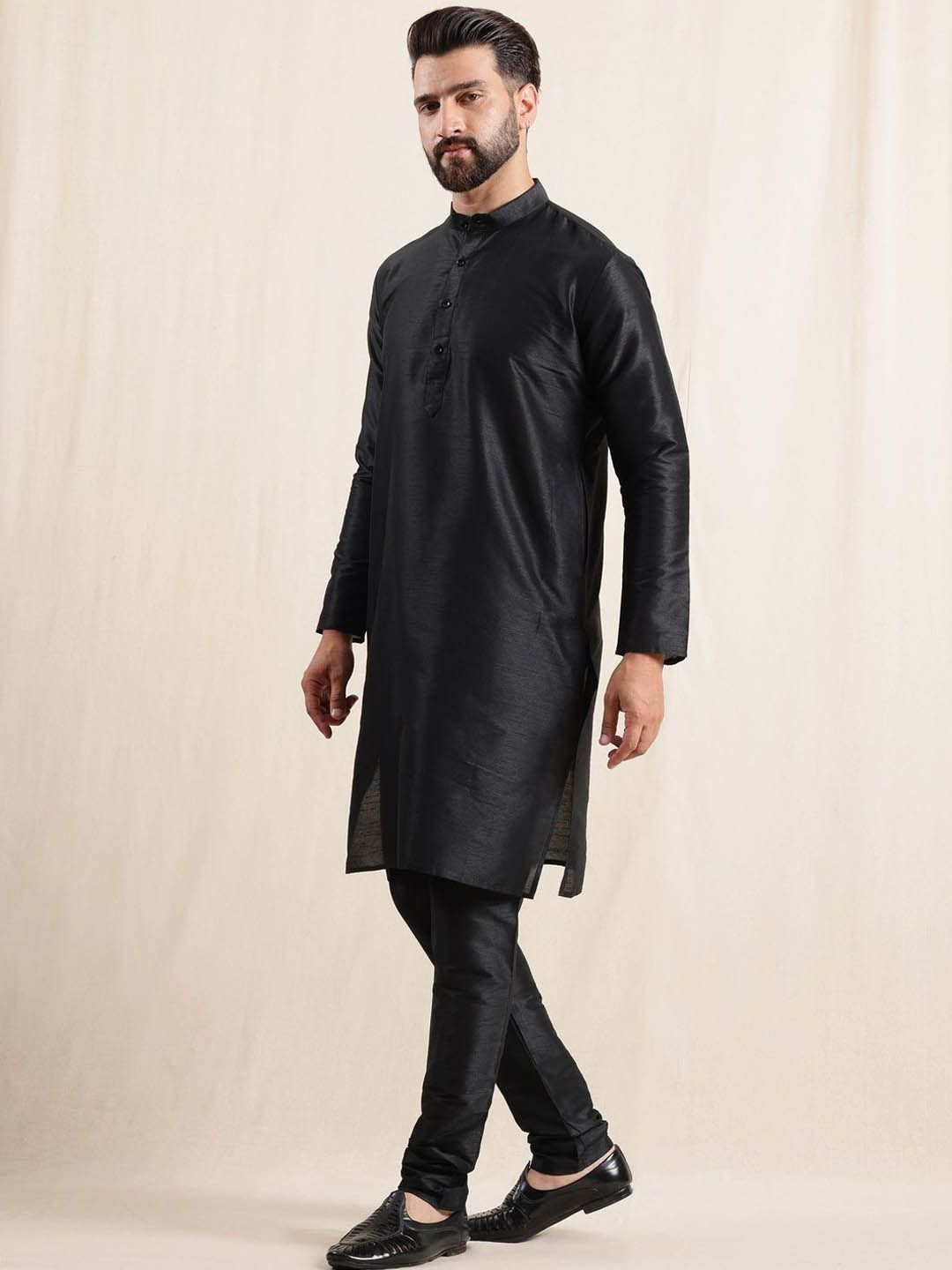 Anouk Men Regular Kurta with Pyjamas & Nehru Jacket