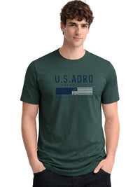 ADRO Men Brand Logo Printed T-shirt