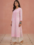 Rumah Wanita Chikankari Sulam Kurta Chikankari