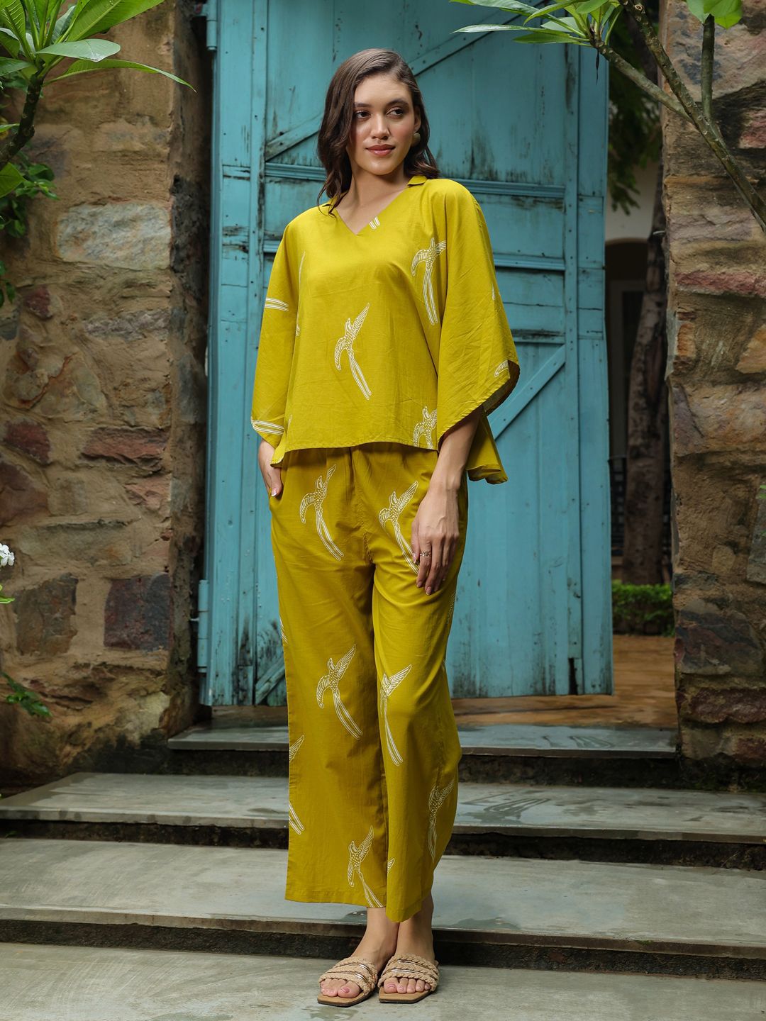 SANSKRUTIHOMES Women Printed Night suit