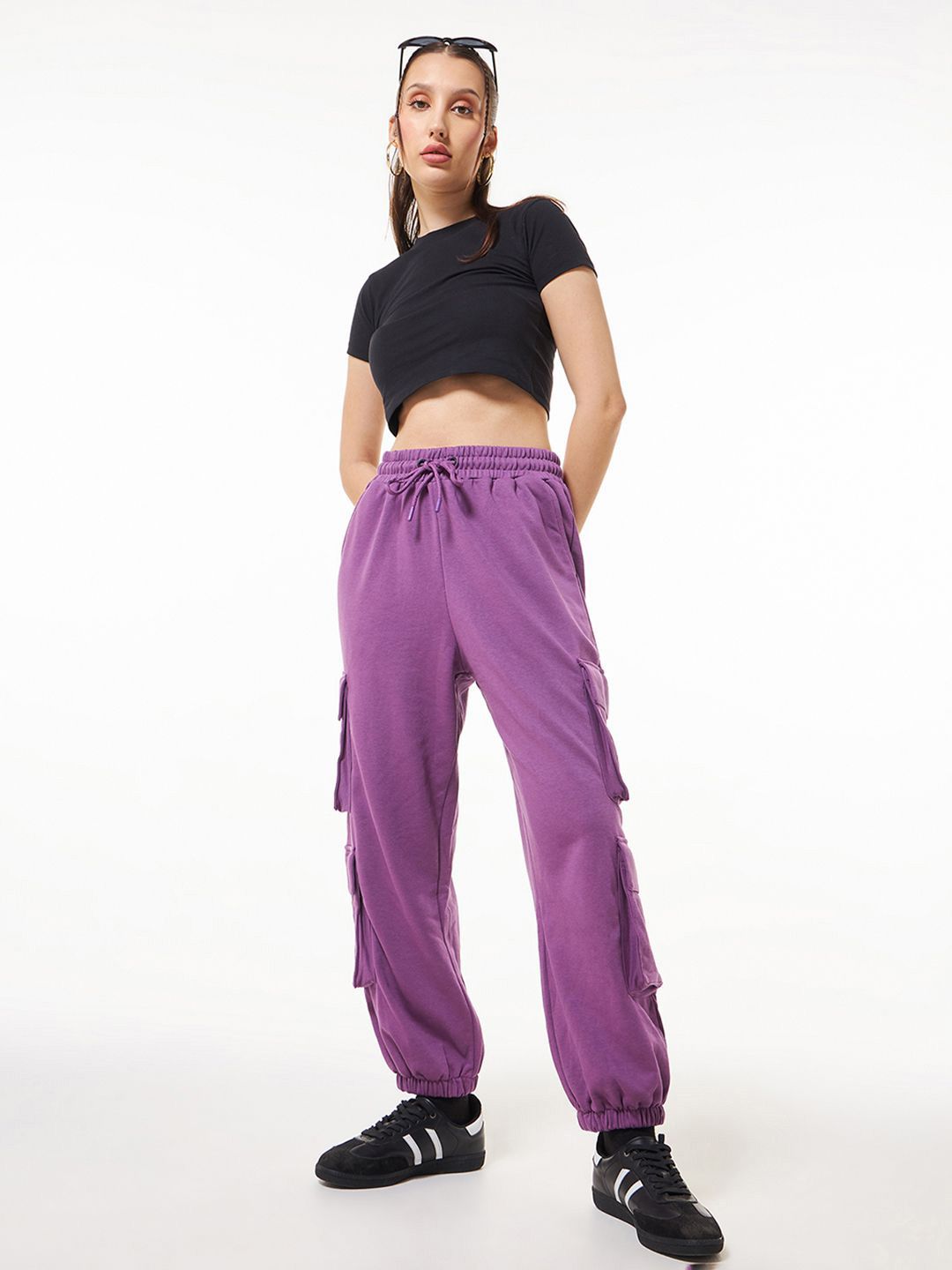 Bewakoof Women Loose-Fit Joggers Track Pants
