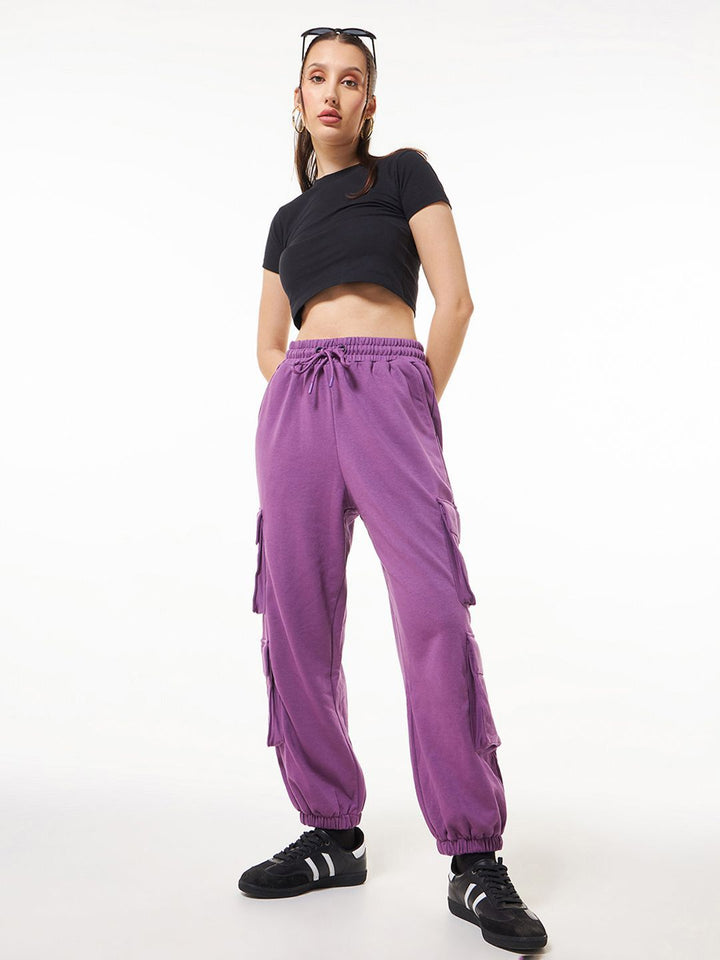 Bewakoof Women Loose-Fit Joggers Track Pants
