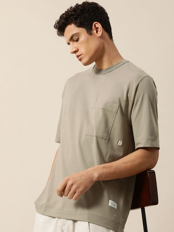 Mr Bowerbird Men Plan B Embroidered Oversized T-Shirt