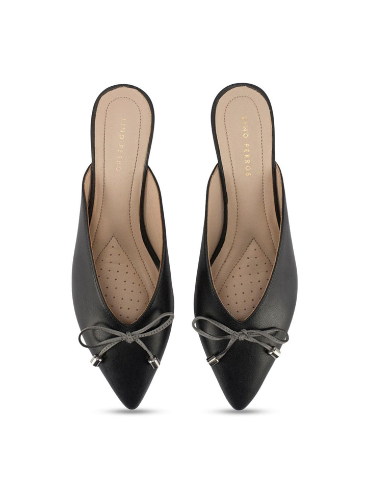 Lino Perros Women Kitten Mules with Bows