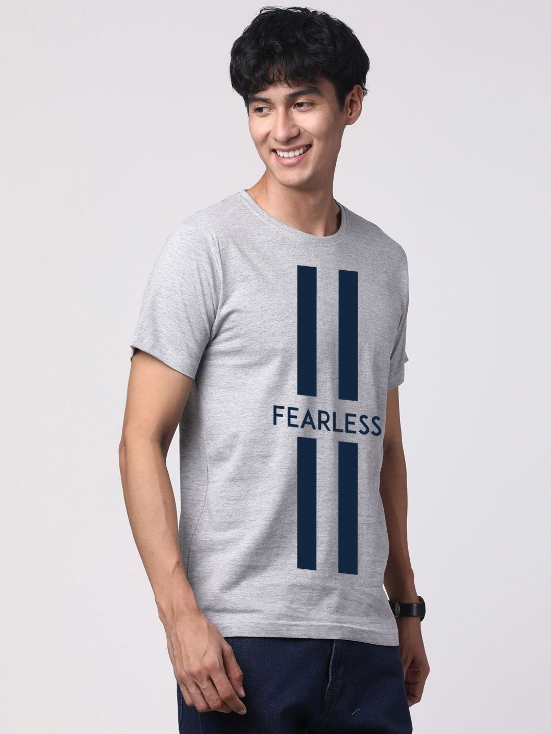 ADRO Men Graphic Printed Round Neck T-shirt