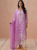 Rumah Wanita Chikankari Bersulam Chikankari Georgette Kurta