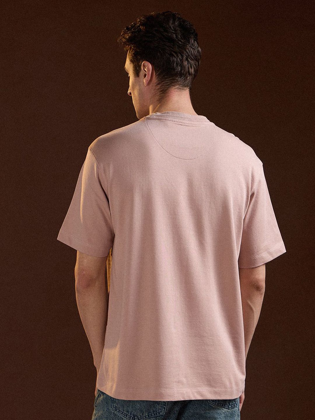 THE BEAR HOUSE Men Printed Drop-Shoulder Sleeves T-shirt