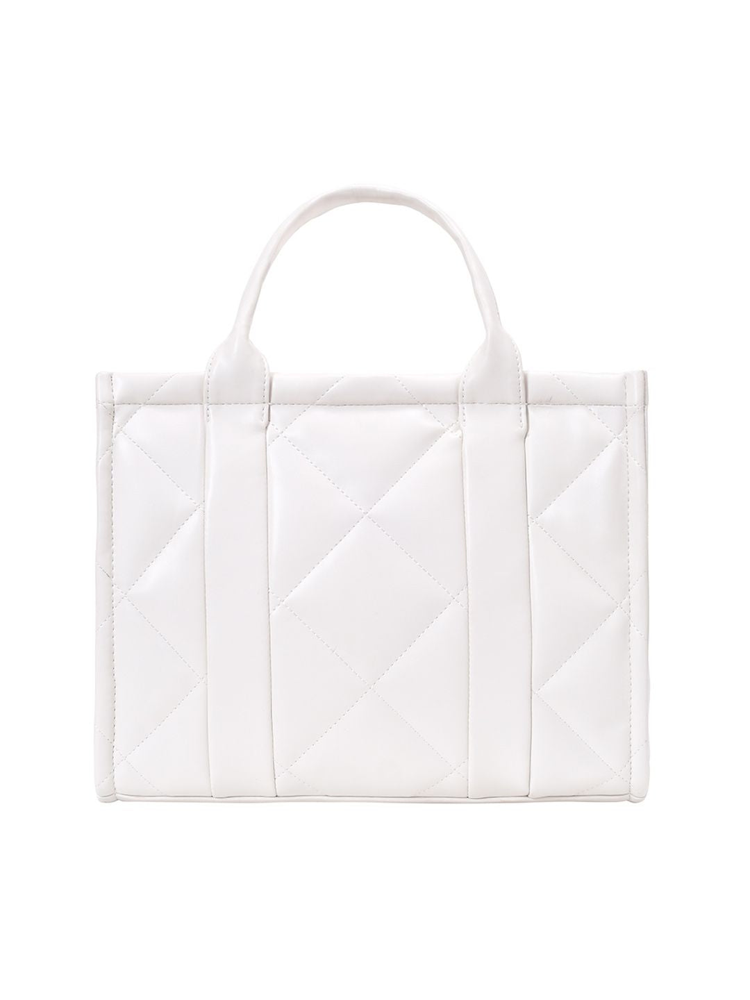 Lino Perros Quilted Structured Handheld Bag