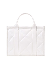 Lino Perros Quilted Structured Handheld Bag